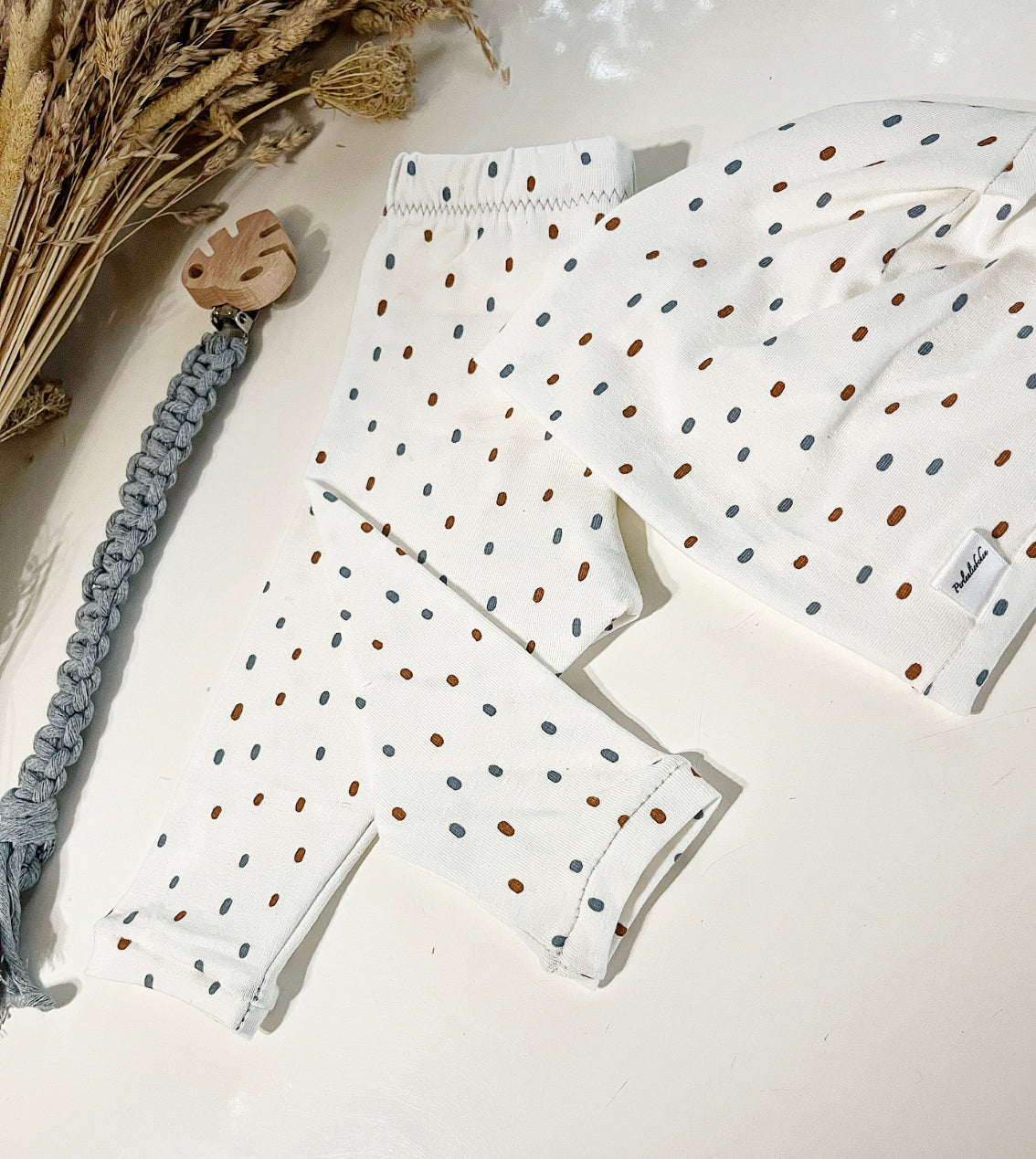 Sofortkauf LEGGINGS / SLIM HAREM - DOTS 62/68
