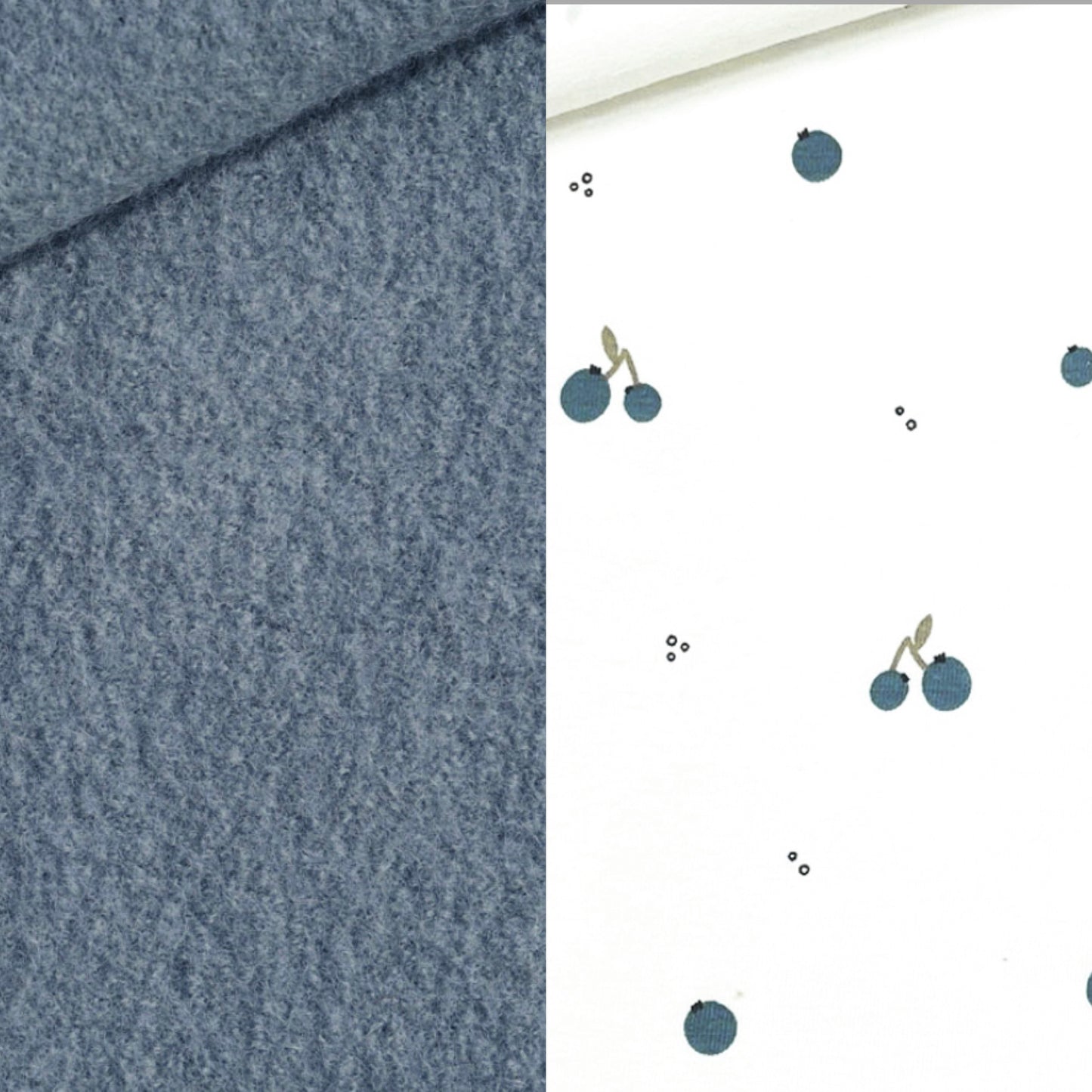 Einschlagedecke Wollwalk - Jeansblau