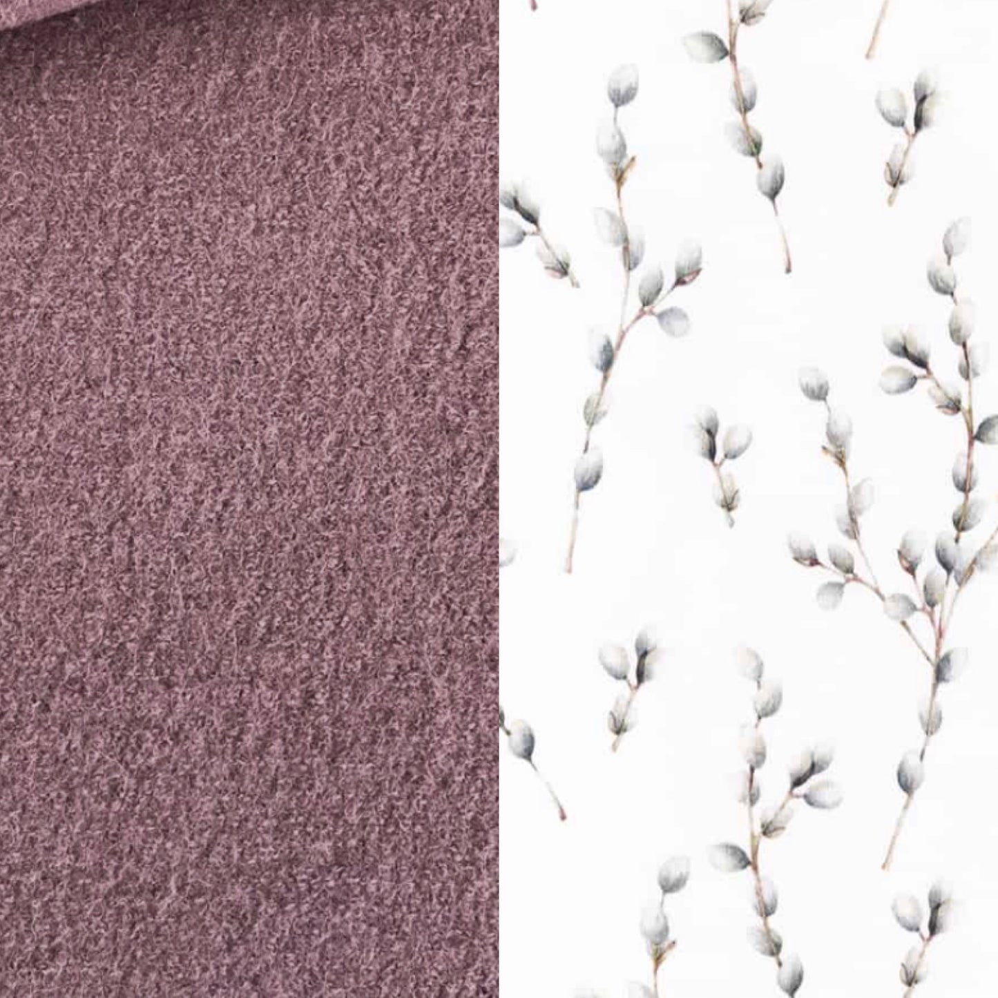 Einschlagedecke Wollwalk - Mauve