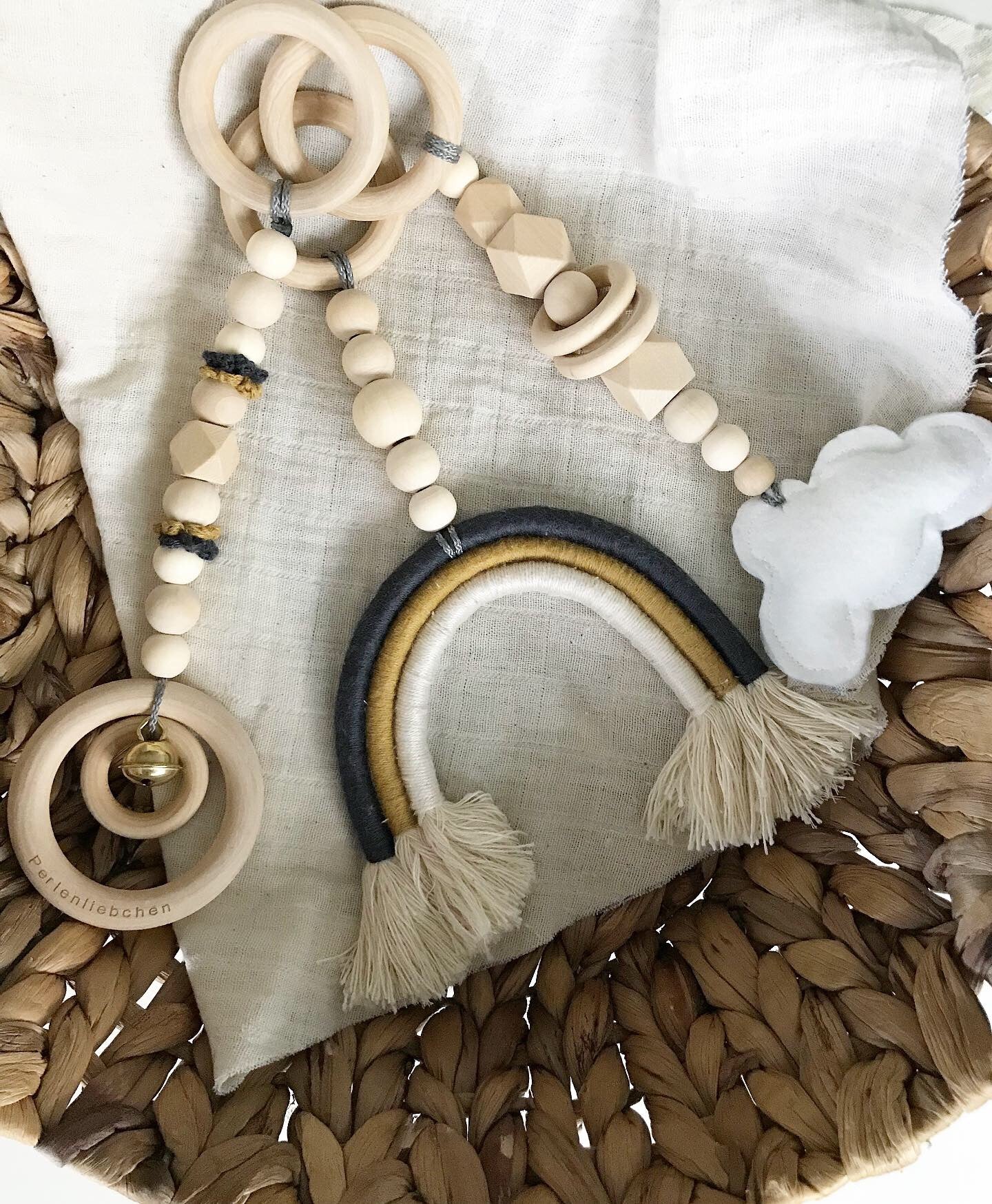 Spielbogen Anhänger WONDERWALL dark / mustard