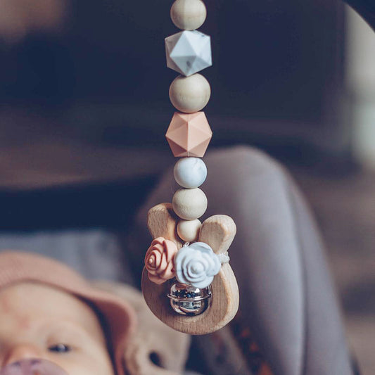 Anhänger Babyschale BLUMENMÄDCHEN