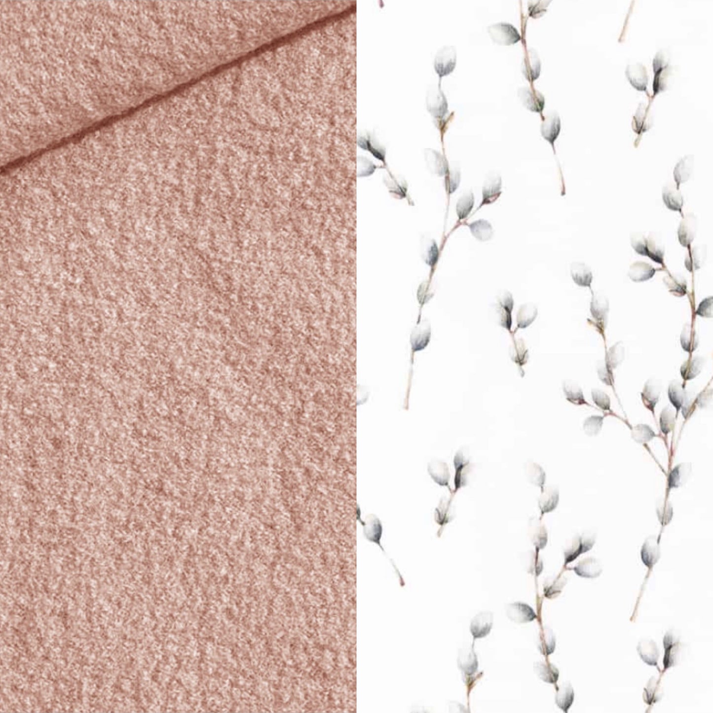 Einschlagedecke Wollwalk - blush