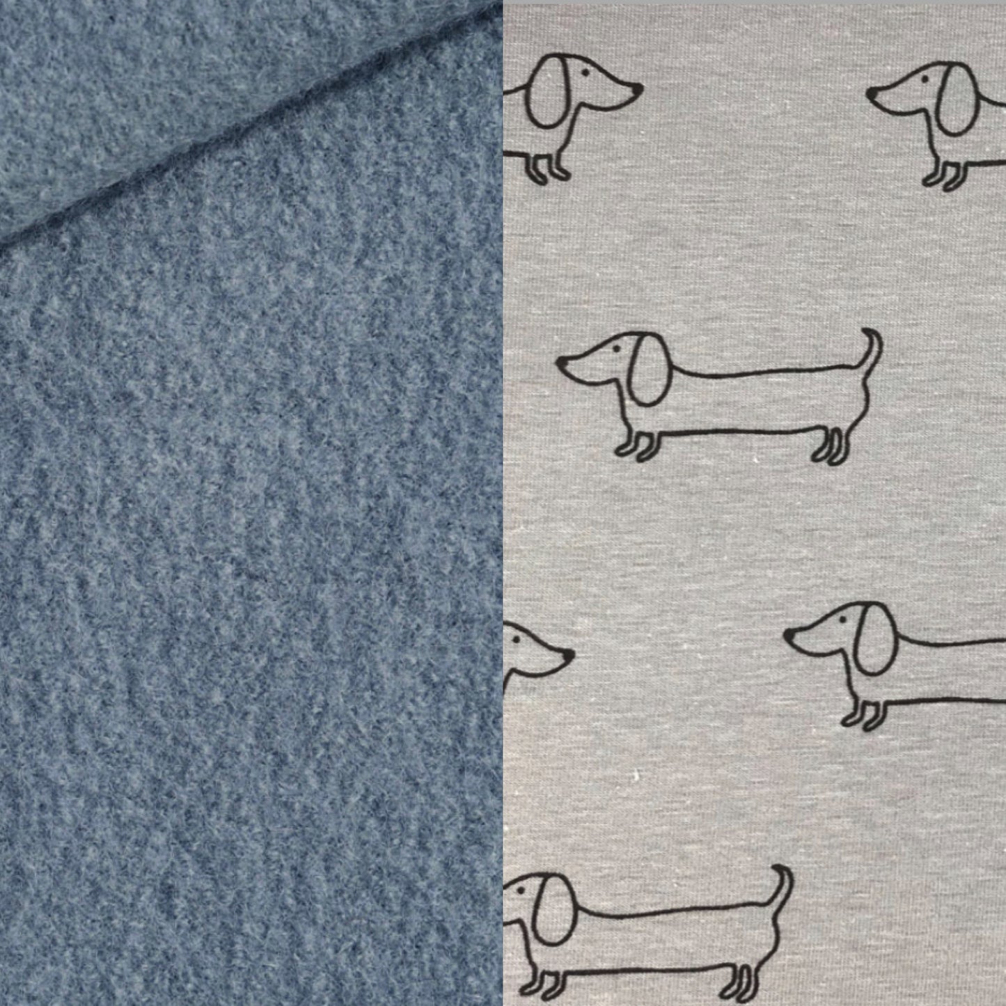 Einschlagedecke Wollwalk - Jeansblau