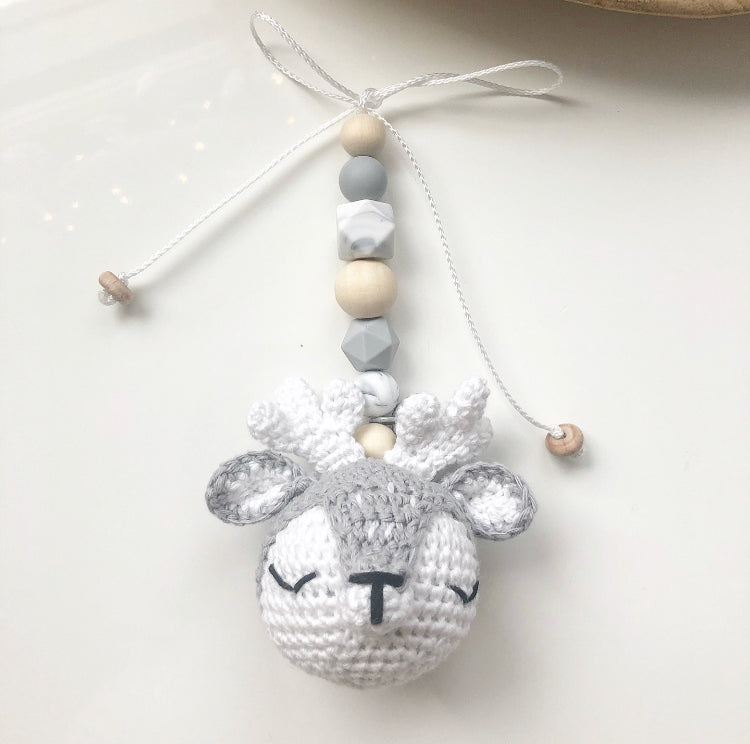 Anhänger Babyschale RUDOLPH - hellgrau