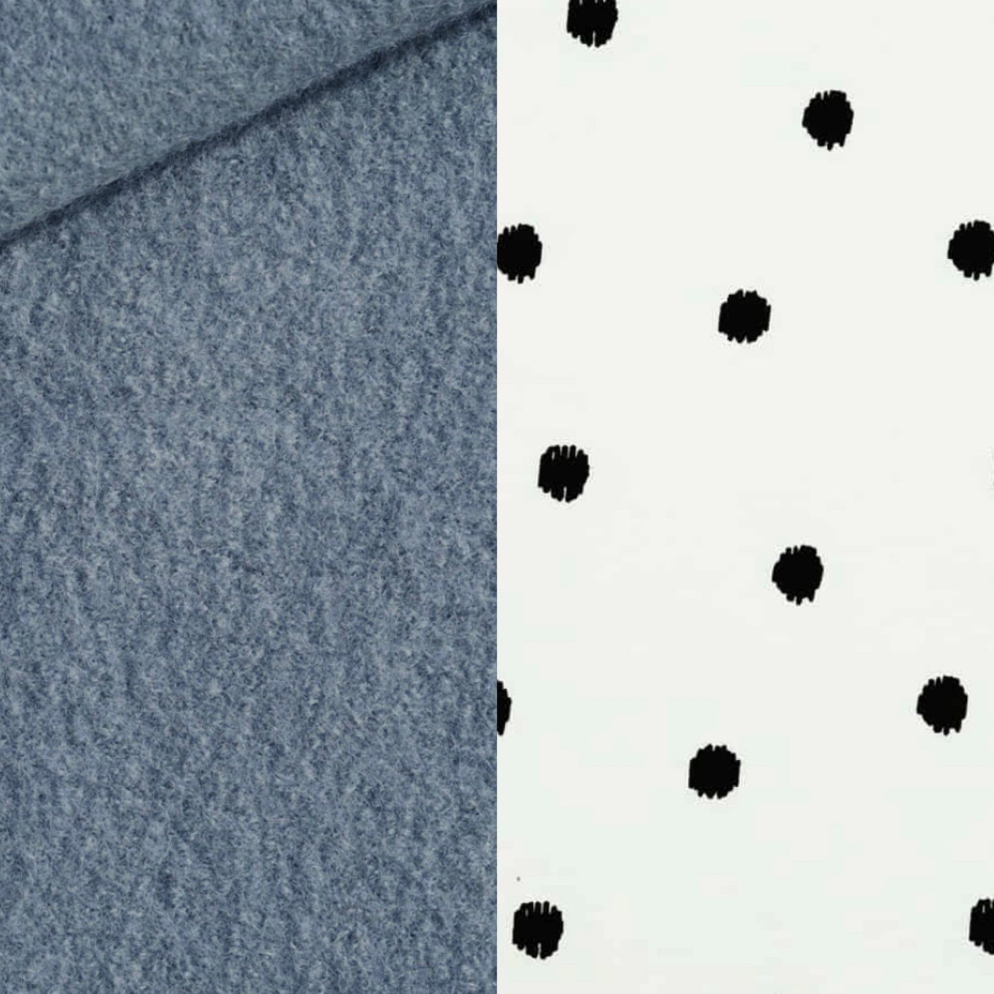 Einschlagedecke Wollwalk - Jeansblau