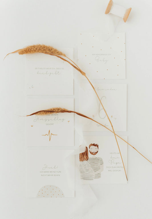 Meilensteinkarten SCHWANGERSCHAFT