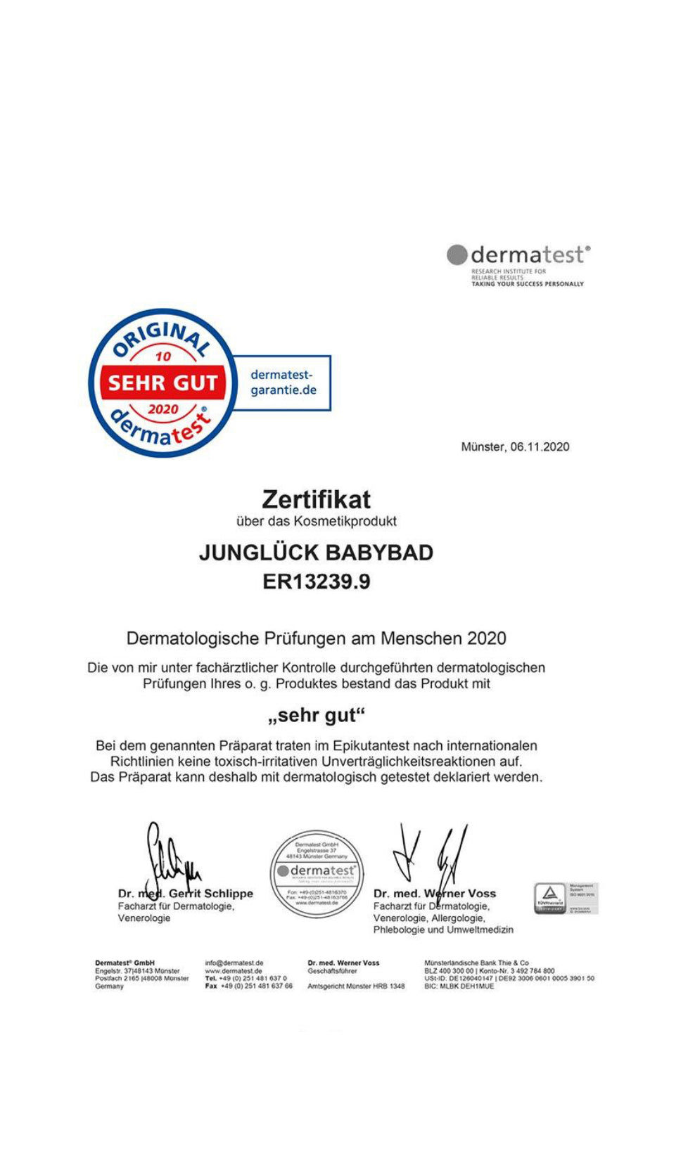 Junglück BABY BAD