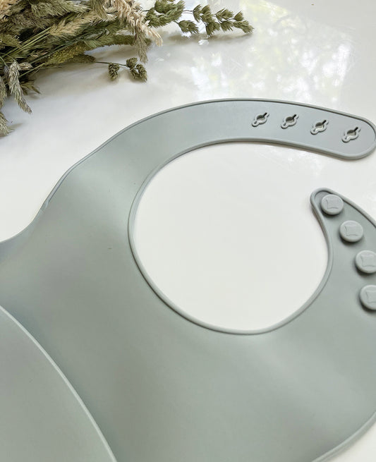 Silikon Lätzchen - salbei