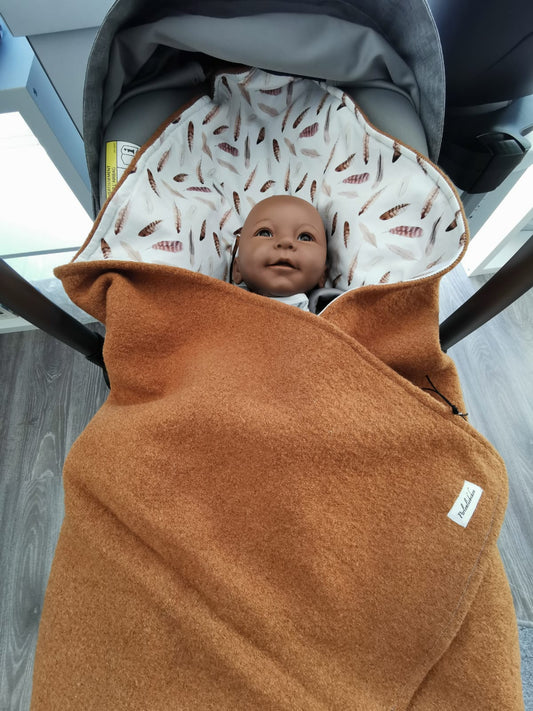 Einschlagedecke Wollwalk - teddy