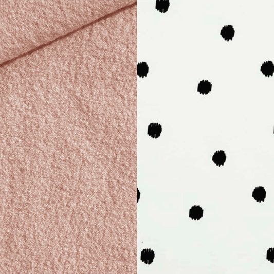 Einschlagedecke Wollwalk - blush